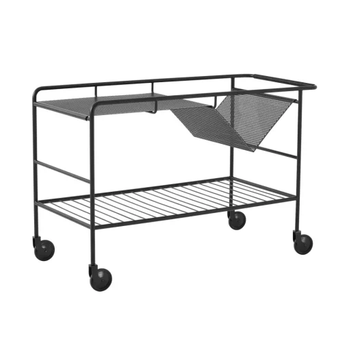&Tradition Alima NDS1 Rullevogn Sort/Lakkeret Eg