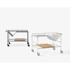 &Tradition Alima NDS1 Rullevogn Sort/Lakkeret Eg