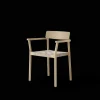 &Tradition Betty TK9 Spisebordsstol Med Armlán Eg/Natural
