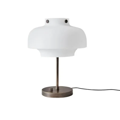 &Tradition Copenhagen SC13 Bordlampe Opal Glas & Messing