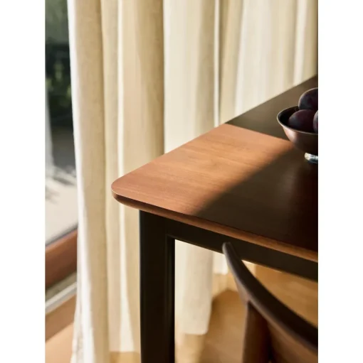 &Tradition Drip HW115 Spisebord L143 Sort/Lakeret Valnød
