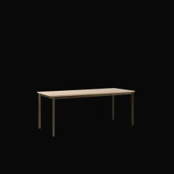 &Tradition Drip HW116 Spisebord L193 Sort/Klarlakeret Eg