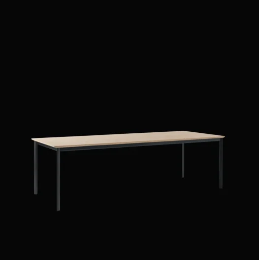 &Tradition Drip HW117 Spisebord L253 Sort/Klarlakeret Eg