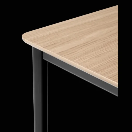 &Tradition Drip HW117 Spisebord L253 Sort/Klarlakeret Eg