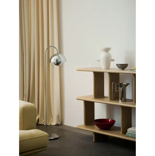 &Tradition Flowerpot VP12 Gulvlampe Krom