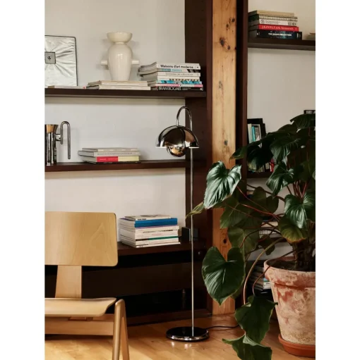 &Tradition Flowerpot VP12 Gulvlampe Krom