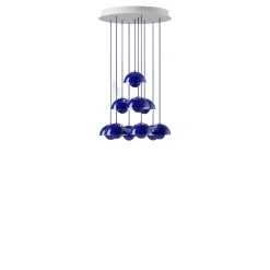 &Tradition Flowerpot VP10 Lysekrone 10 StkØ53 Cobalt Blue