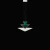 &Tradition Gio LN14 PendelØ60 Signal Green/Deep Blue/Ecru White