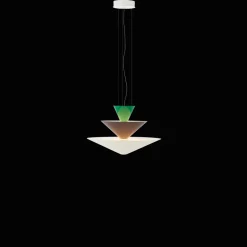 &Tradition Gio LN14 PendelØ60 Signal Green/Deep Blue/Ecru White