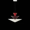 &Tradition Gio LN15 PendelØ92 Vermilion Red/Dark Burgundy/Ecru White