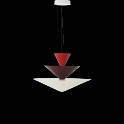 &Tradition Gio LN15 PendelØ92 Vermilion Red/Dark Burgundy/Ecru White