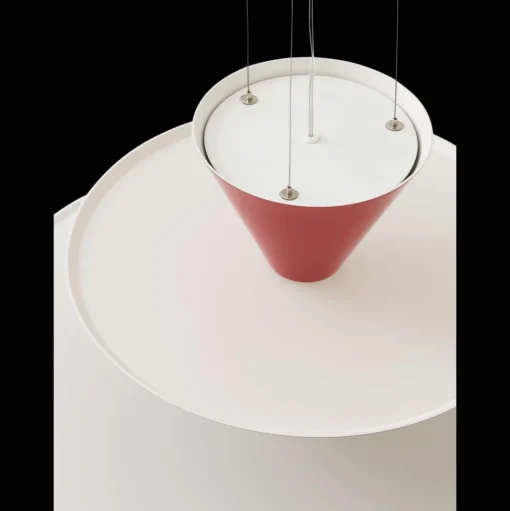 &Tradition Gio LN15 PendelØ92 Vermilion Red/Dark Burgundy/Ecru White