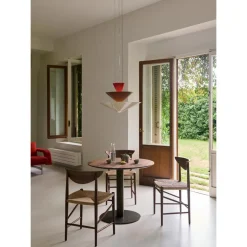 &Tradition Gio LN15 PendelØ92 Vermilion Red/Dark Burgundy/Ecru White