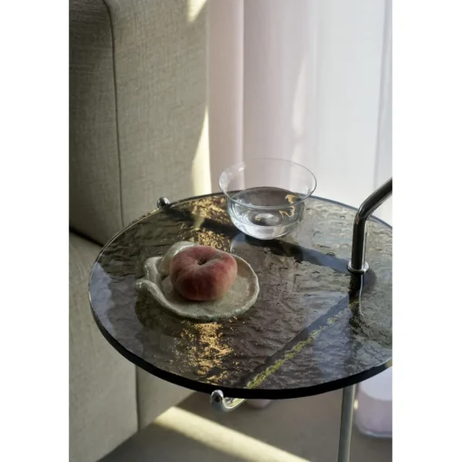 &Tradition Halten SH9 Sidebord Røget Glas/Varm Sort