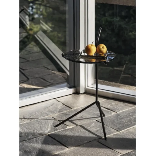 &Tradition Halten SH9 Sidebord Røget Glas/Varm Sort