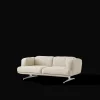 &Tradition Inland AV22 2-Seater Sofa Clay 0011/Poleret Aluminium
