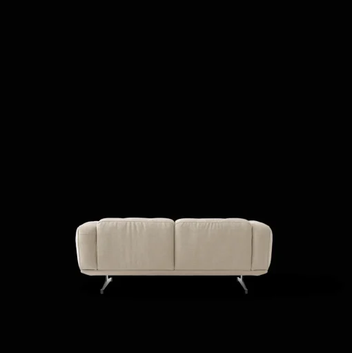 &Tradition Inland AV22 2-Seater Sofa Clay 0011/Poleret Aluminium