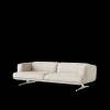 &Tradition Inland AV23 Sofa 3-Personers Clay 0011/Poleret Aluminium