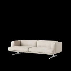 &Tradition Inland AV23 Sofa 3-Personers Clay 0011/Poleret Aluminium