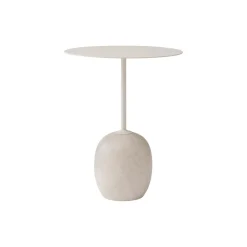 &Tradition Lato LN8 Sofabord Elfenbens Hvid/Crema Diva Marmor