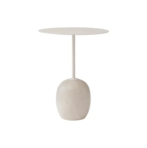 &Tradition Lato LN8 Sofabord Elfenbens Hvid/Crema Diva Marmor