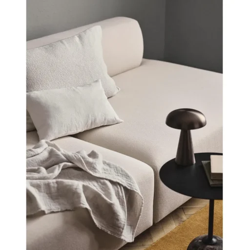 &Tradition Lato LN8 Sofabord Varm Sort/Emparador Marmor