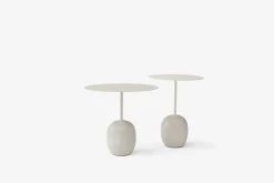 &Tradition Lato LN9 Sofabord Oval Elfenbens Hvid/Crema Diva Marmor