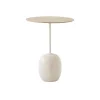 &Tradition Lato LN8 Sofabord Lakeret Eg/Crema Diva Marmor