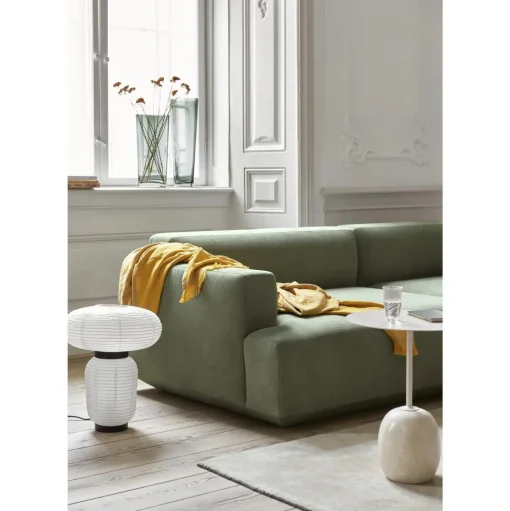 &Tradition Lato LN8 Sofabord Lakeret Eg/Crema Diva Marmor