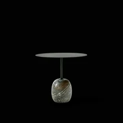 &Tradition Lato LN9 Sofabord Oval Deep Green/Verde Alpi Marmor