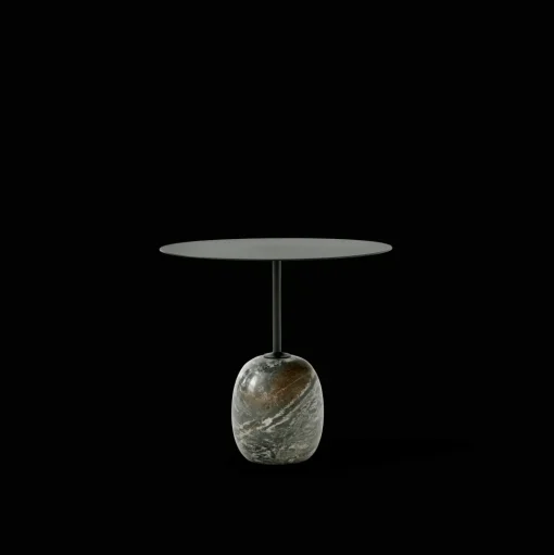&Tradition Lato LN9 Sofabord Oval Deep Green/Verde Alpi Marmor