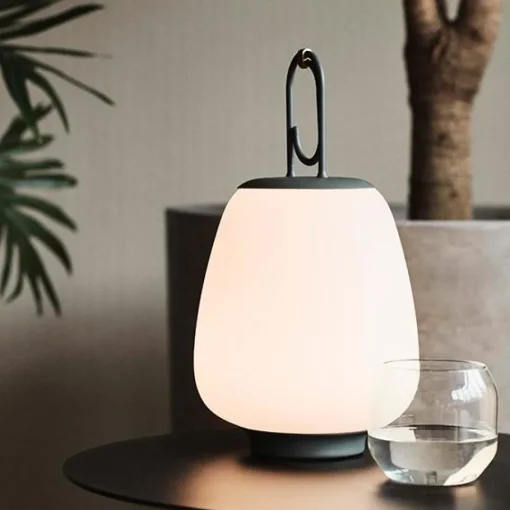 &Tradition Lucca SC51 Udendørslampe Opal Glas og Grå