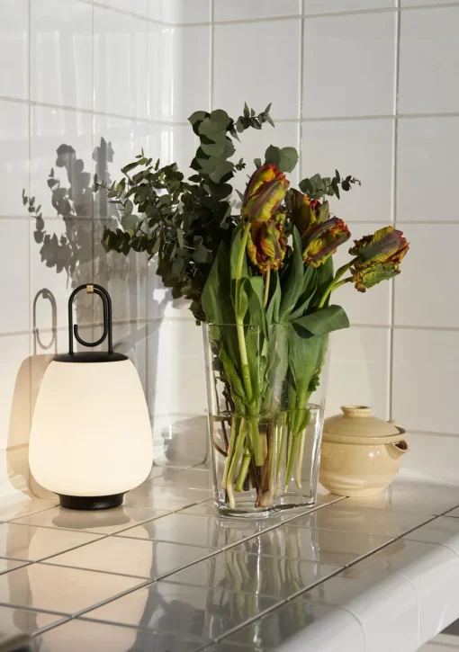 &Tradition Lucca SC51 Udendørslampe Opal Glas og Grå