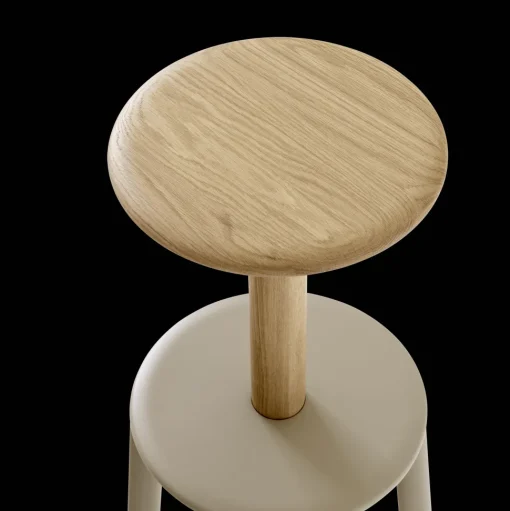 &Tradition Massif AV40 Barstol Eg/Grå Beige