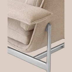 &Tradition Meantime AV29 Lánestol Sofa Poleret Aluminium/Hallingdal 0220