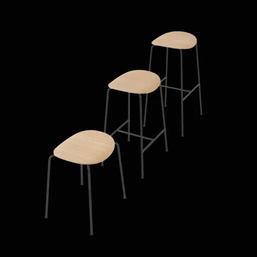 &Tradition Pavilion AV37 Counter Barstol Lakeret Eg