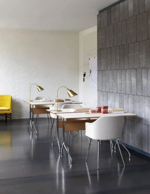 &Tradition Pavilion AV16 Skrivebord Mushroom/Eg/Krom