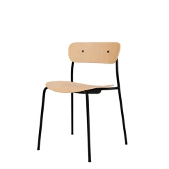 &Tradition Pavilion AV1 Spisebordsstol Eg/Sort