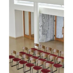 &Tradition Pavilion AV52 Spisebordsstol Polstret Sáde Sort/Fuse