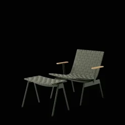 &Tradition Ville AV46 Udendørs Fodskammel Bronze Green