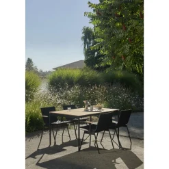 &Tradition Ville Havebord AV26 Stor 220x90 Varm Sort