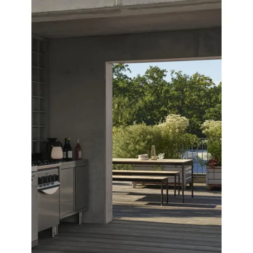 &Tradition Ville Havebord AV26 Stor 220x90 Varm Sort
