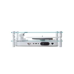 Transparent Turntable Højtaler Sort