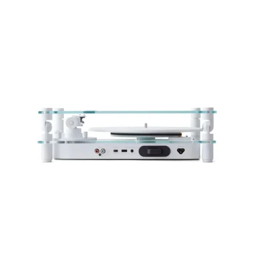 Transparent Turntable Højtaler Sort