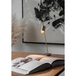 Trizo 21 Aude-Table Bordlampe Bronze