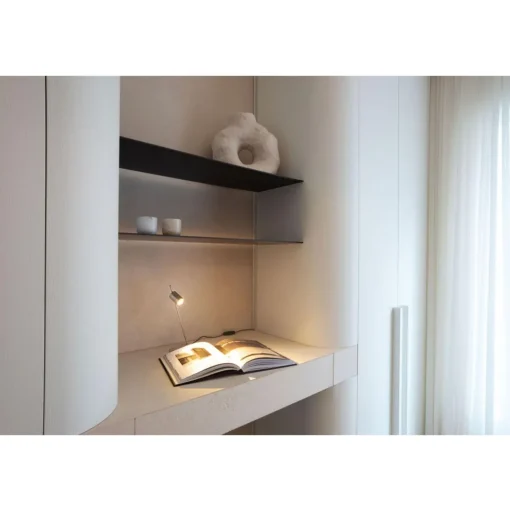Trizo 21 Aude-Table Bordlampe Nikkel