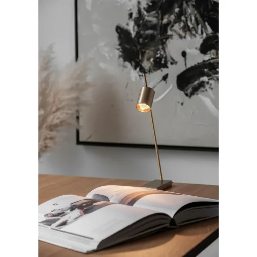 Trizo 21 Aude-Table Bordlampe Nikkel