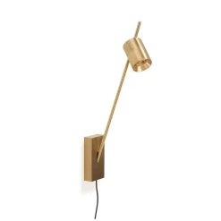 Trizo 21 Aude-Wall L Honeycomb Váglampe Med Ledning Messing