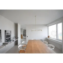 Trizo 21 Austere Chandelier Y 50 Messing