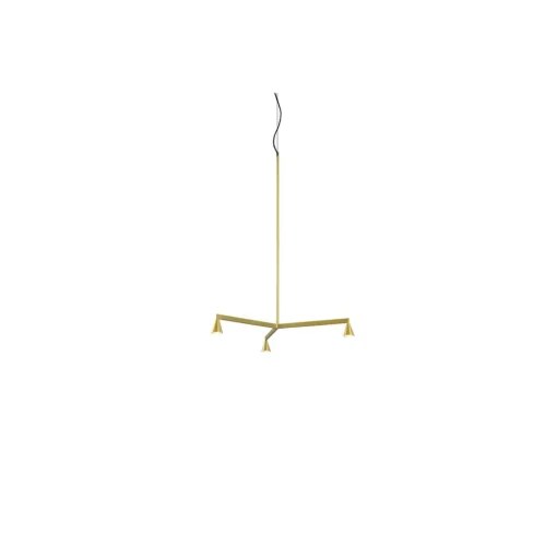 Trizo 21 Austere Chandelier Y 25 Messing